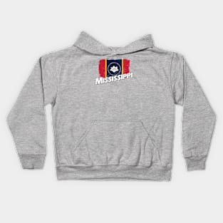 Mississippi flag Kids Hoodie